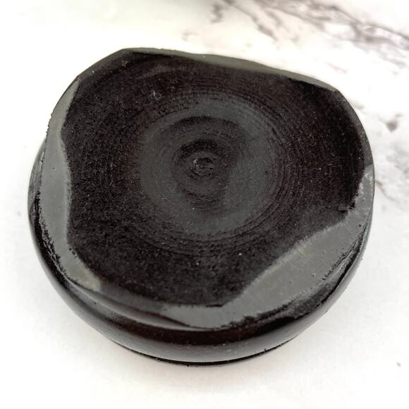 Hand Blown Glass Egg with Stand 1991 SMC in Box Religious Design Li Bien Painted - Picture 15 of 15